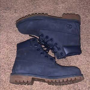 Navy Blue Timberlands